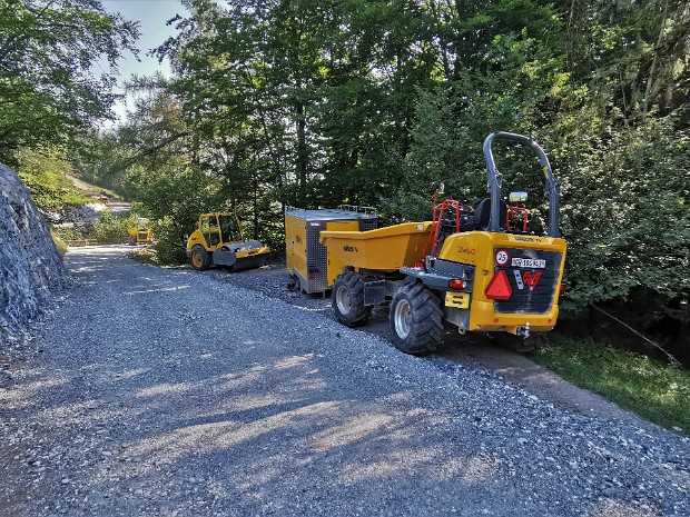 Strassenbau Pramanengel-Valdrugs - Sommer/Herbst 2022